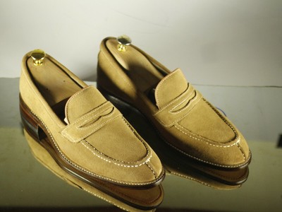 designer penny loafers