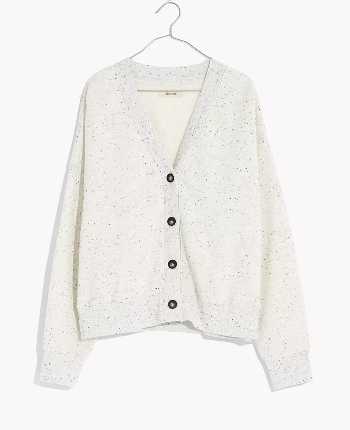 Madewell Cardigan Sweatshirt in Donegal 
