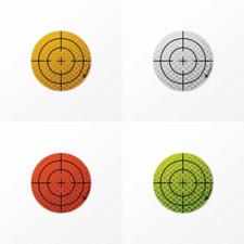 Reflexzielmarke 88mm 5 St&uuml;ck im Set Runden Reflexfolie, Reflex-Zielplatte