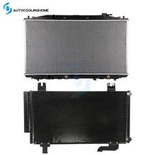 Cooling Radiator And AC Condenser For 2010 2011 2012 2013 2014 Acura TSX