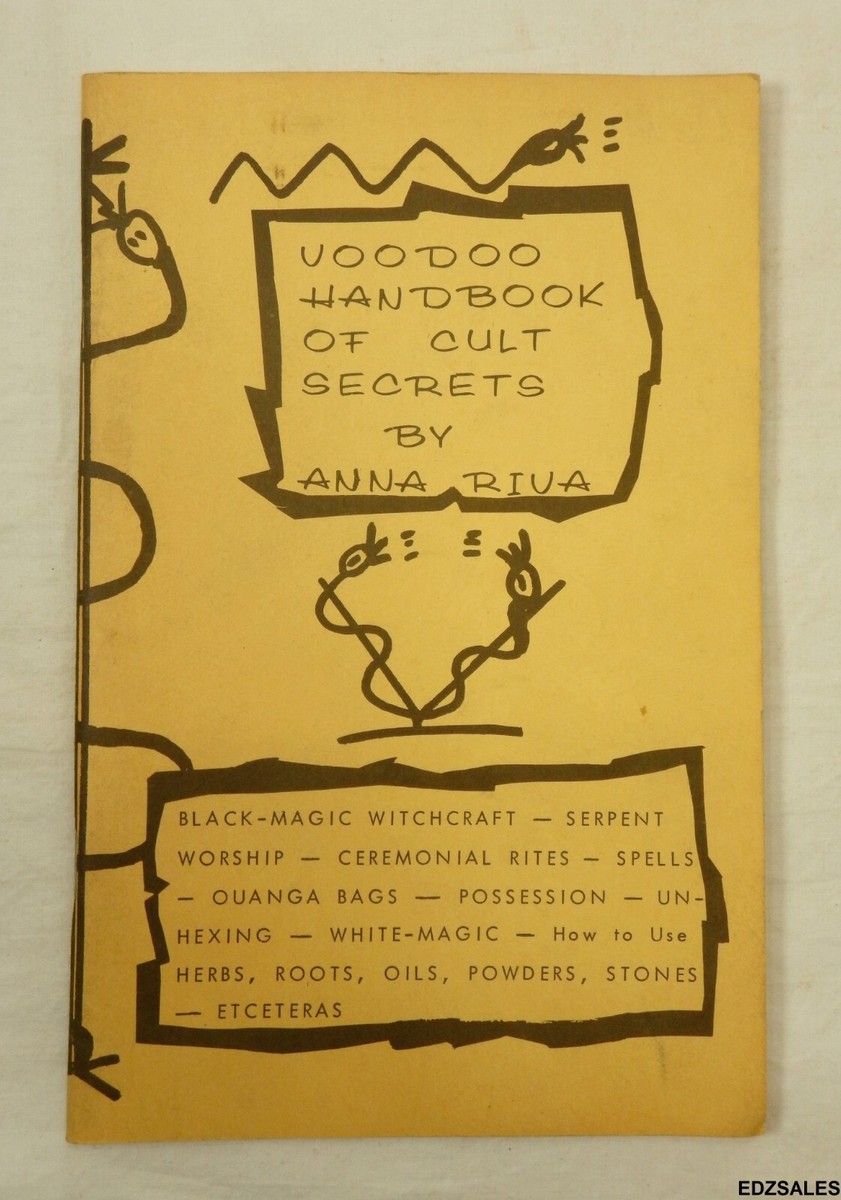 Voodoo Handbook Cult Secret by Anna Riva - Black-Magic Witchcraft