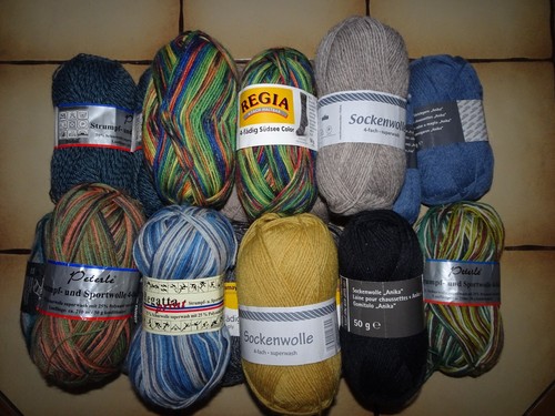 Paket Sockenwolle 4 fädig