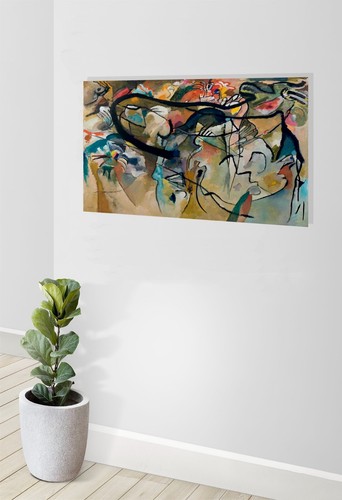 Composition 5 by Wassily Kandinsky Canvas Prints WallArt Abstract Hanging Art - Picture 8 of 10