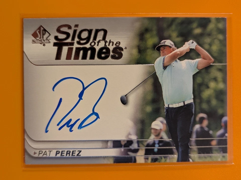 2021 Upper Deck SP Authentic #SOTT-PP Pat Perez Sign of the Times Auto - Image 3 of 3