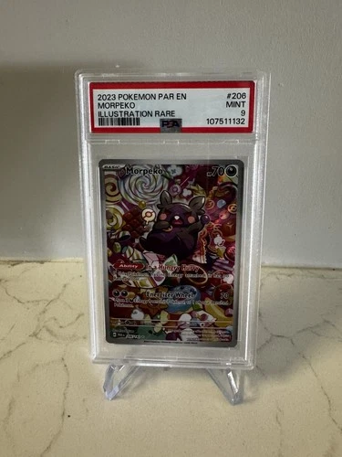 Morpeko 206/182 Sv04: Paradox Rift Holo Special Illustration Rare PSA 9