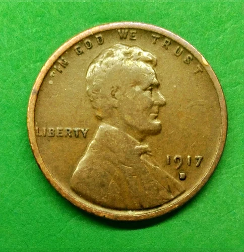 1917-D VF Lincoln Wheat Penny Cent - High Grade Very Nice #16