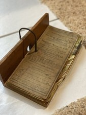 Extremely Rare Wooden Accounting File Receipt Ledger 1895 Fremont Ohio History
