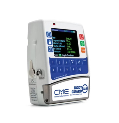 CME Caesarea BodyGuard BD 323 Infusionspumpe und Ladestation Set