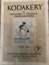 Vintage KODAKERY Magazine June 1923 for Amateur Photographers EASTMAN KODAK
