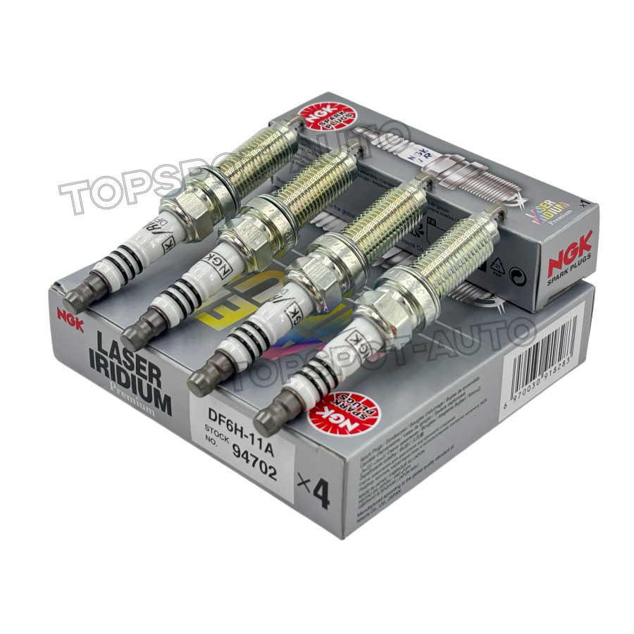 4PCS GENUINE NGK 94702 LASER IRIDIUM SPARK PLUGS DF6H11A