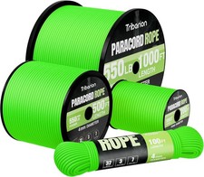 Paracord Rope 550 lb - 100ft 5/32" Parachute Cord 4MM 7-Strand para Cord - Heavy