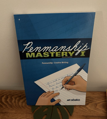 ABeka Penmanship Mastery I 4th Grade Brand New