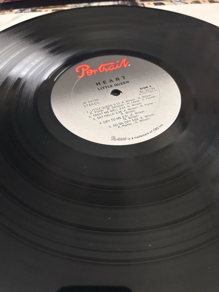 HEART Little Queen Album LP Record 1977 Portrait Records XPR 34799 CBS NM - Image 3 of 4