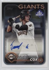 2024 Topps Pro Debut Auto Jonah Cox #PD-61 Auto 4z8