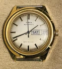 Vntg. Timex Automatic Viscount Mens Wristwatch! Runs! Circa 70’s Day/Date!
