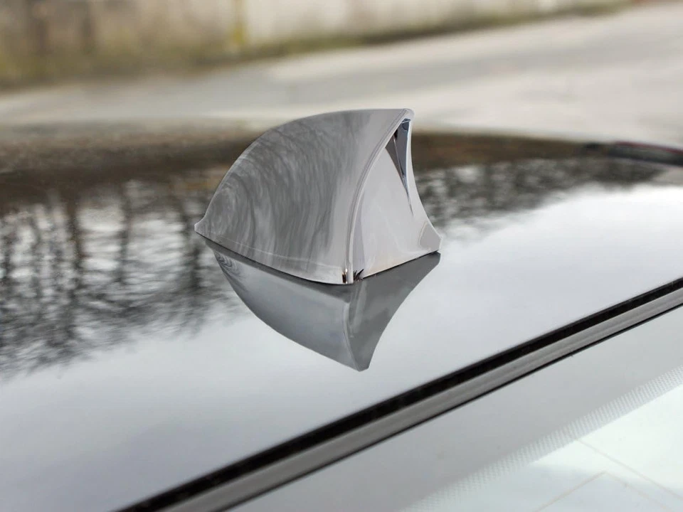 521201 - Antenna a Pinna Di Squalo, Cromata - Immagine 3 di 4