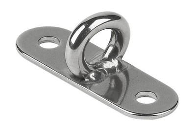 Schaefer Marine Stainless Steel Welded Pad Eye 3/8 in Eye Width 10mm