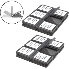 Memory Card Case Holder Storage Fits 12 SD+12 Micro SD TF Cards