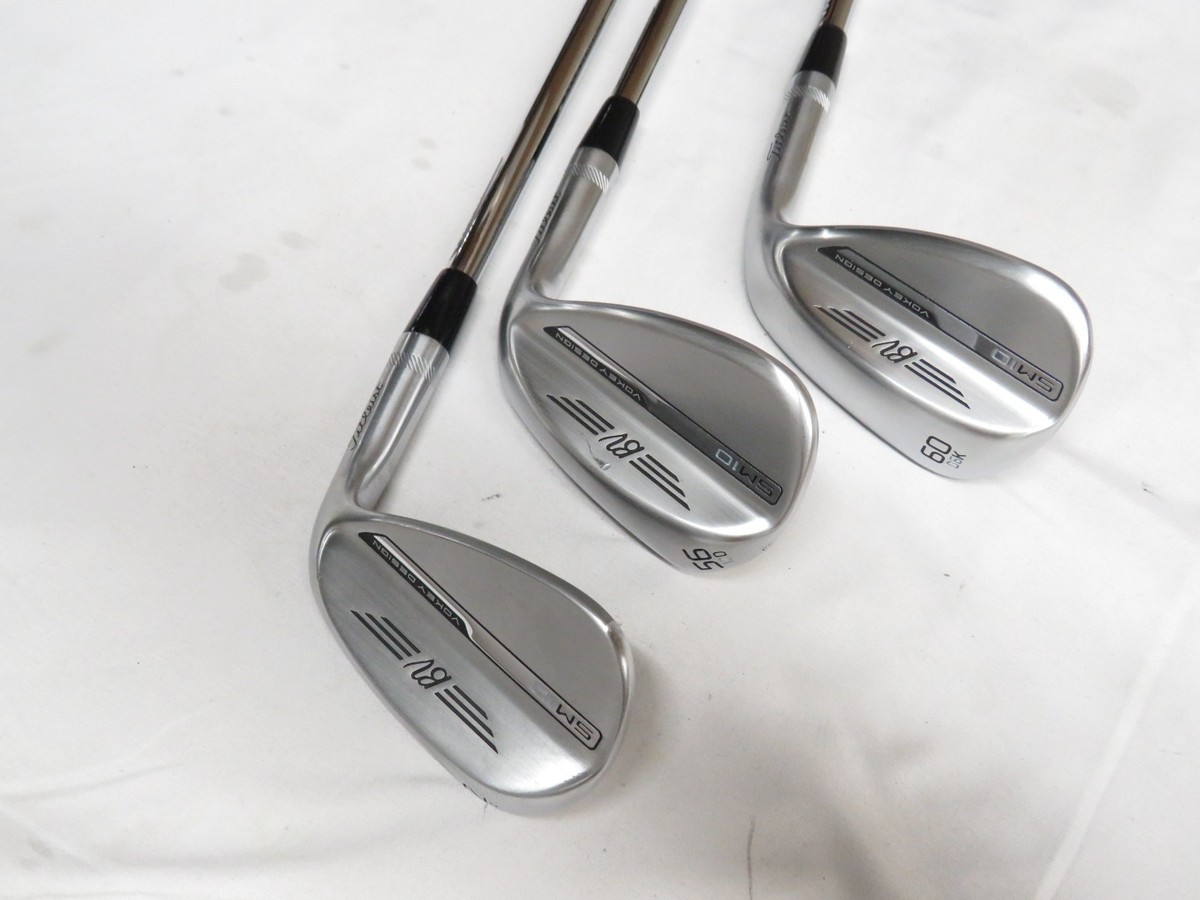 Used Titleist Vokey SM10 Wedge Set 52+56+60 NSPro Modus3 Tour 105