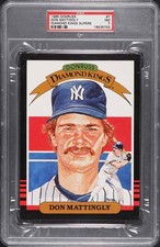 1985 Donruss Diamond Kings Supers Don Mattingly #7 PSA 7 NRMT
