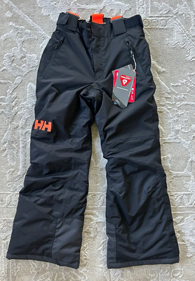 Helly Hansen Jr No Limits 2.0 Black Snow Pants Size 10 Kids