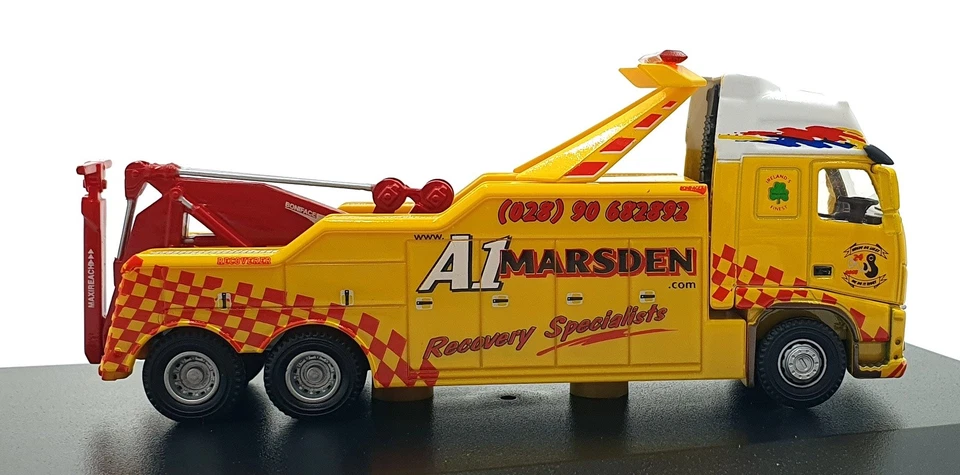 Camión de recuperación Oxford Diecast escala 1/76 VOL03REC - A1 Marsden Volvo - amarillo Foto 3 de 4
