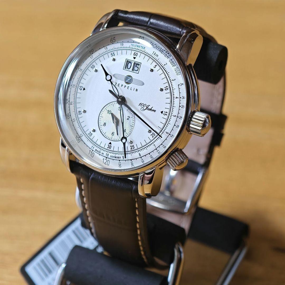 R6-3985 中古品 ZEPPELIN 7640 New] ZEPPELIN Quartz Watch 7640-1 Silver | eBay