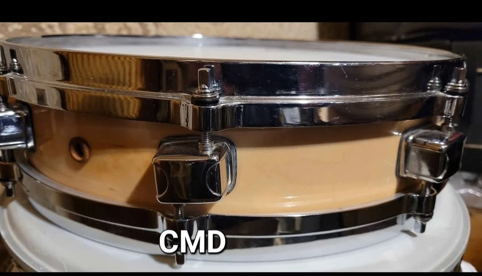 TAMA LATE 1990S ORIG STARCLASSIC MAPLE 3.5X14 PICCOLO SNARE DRUM DIECAST JAPAN - Image 4 of 4