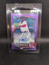 2025 Bowman Franklin Arias Auto 138/199 Chrome Purple Refractor Mega Box #BMA-FA