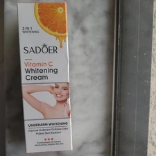 Sadoer Vitamin C Whitening Cream 3 in 1 Underarm Whitening 50g Exp 11/28 NEW