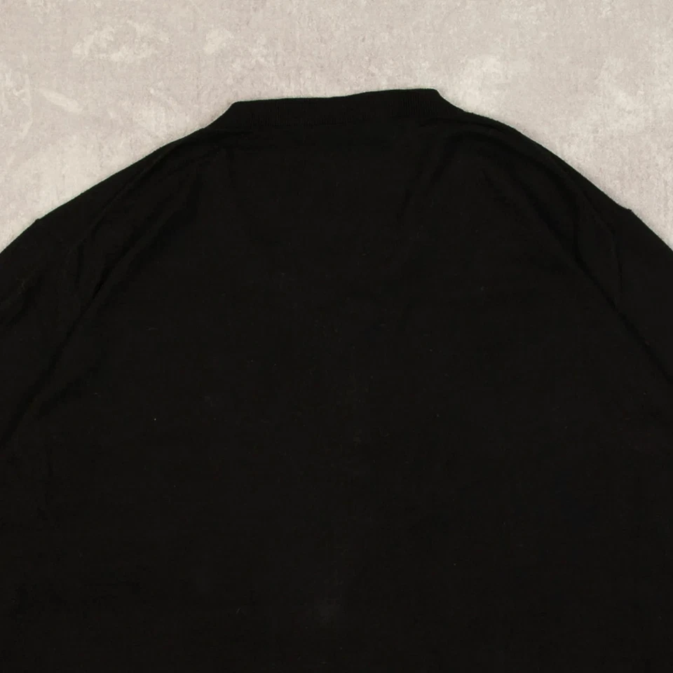 Cárdigan tejido ligero vintage años 90 Lacoste L algodón para mujer logotipo negro Foto 4 de 4