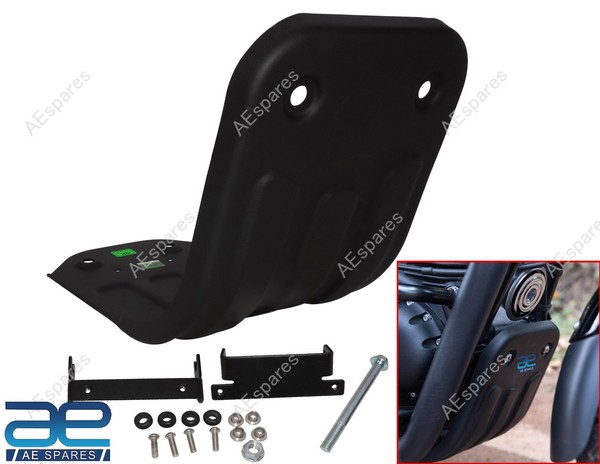 Schwarzer Sumpguard Sump Guard Passend FüR Royal Enfield Hunter 350 KXA00653-image