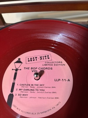 CLASSIC HARLEM DOO WOP-BOP CHORDS-10'' COLLECTABLE'S LIMITED EDITION/NM RED VINYL