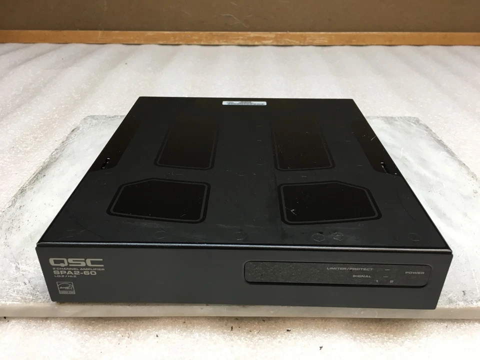 QSC SPA2-60 2-Channel 60 Watt` 100V Per Channel Power Amplifier - Image 2 of 4