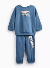Blue Hot Wheels Sweatshirt & Joggers Set – 4–5 Years