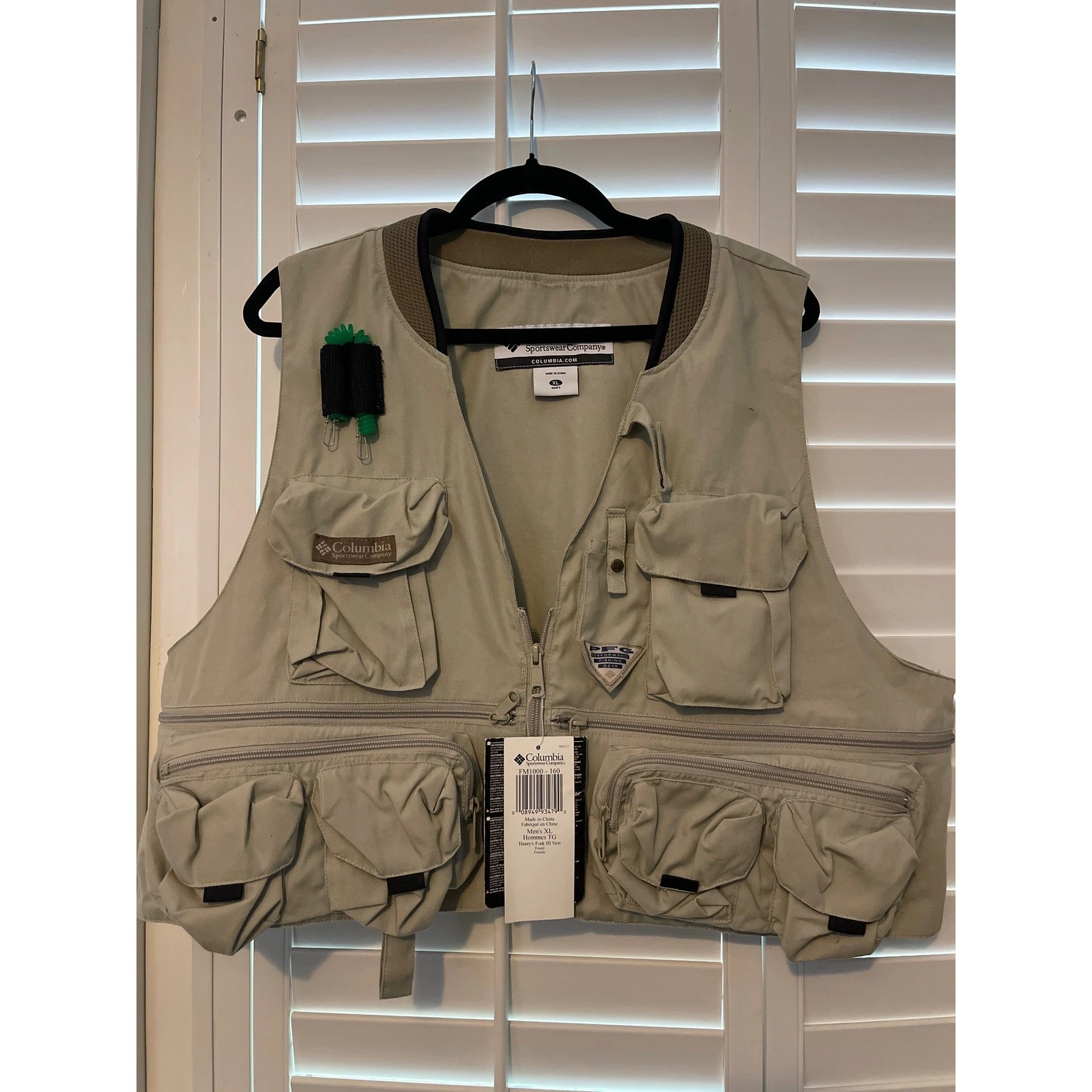 Columbia sportwear Henry's Fork III fishing vest