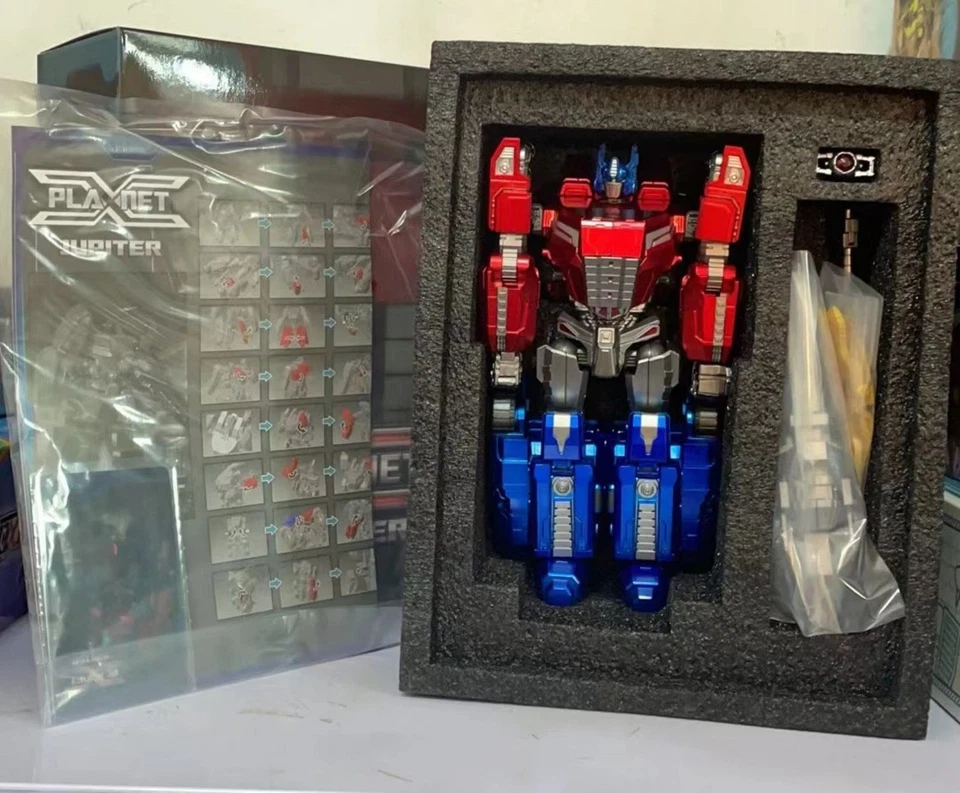 New Planet X Jupiter Metallic OP Metal Finish PX-10C Transform Action Figure Toy - Image 3 of 4