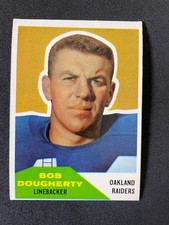 1960 Fleer Football - Bob Dougherty #117 RC - Oakland Raiders - EX
