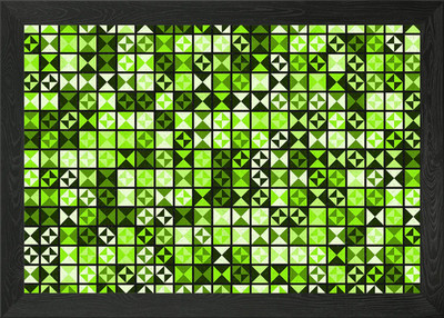 Geometrisches Muster gerahmtes Wandbild Poster Leinwanddruck Bild