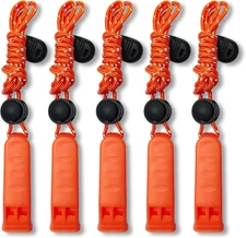 Emergency Whistle, 120db Safety Whistle Survival Shrill Loud for Camping Hiking 