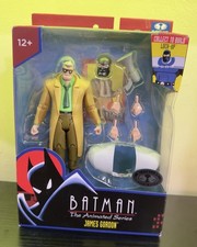 McFarlane Toys Batman Animated Series  James Gordon Platinum Chase - Lock-Up BAF