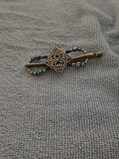 Lilla Rose Flexi Clip Ornate With Blue Beads