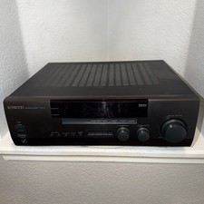 Kenwood VR-209 - 5.1 CH PHONO Surround Sound Receiver, No Remote - See Video