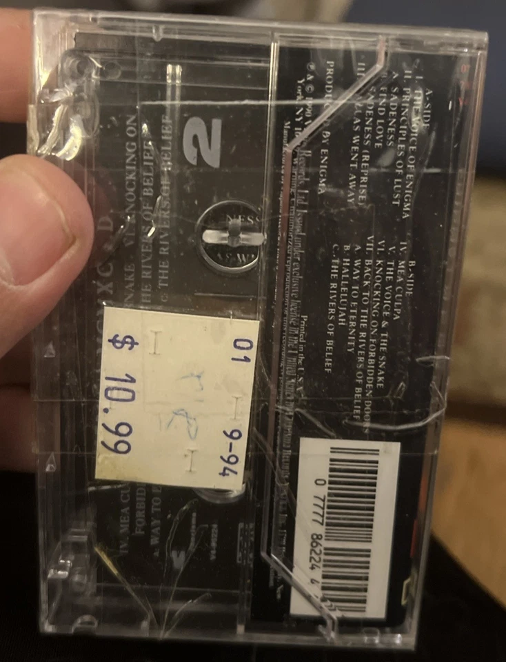 Enigma MCMXC a.D Cassette New Sealed Vintage Tape - Image 2 of 4