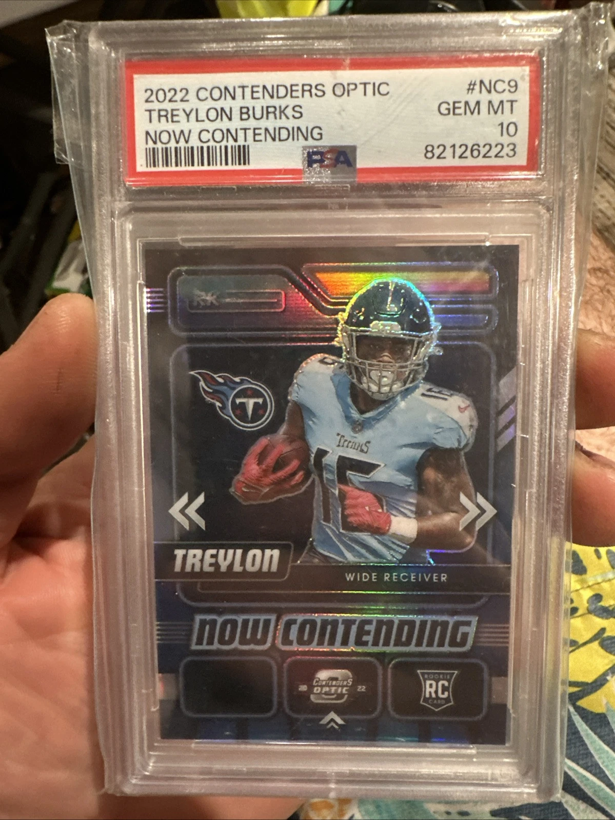 Treylon Burks Panini Contenders Optic Now Contending #NC9 Base