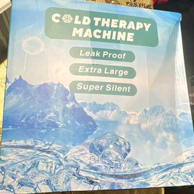 Cold Therapy System Pain Relief Machine Leak Proof Extra Large Silent Blue