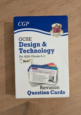 GCSE Design & Technology Revision Question Cards CGP AQA Grade 9-1 Exam Prep Set