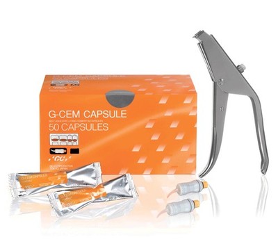 GC 002585 G-Cem Resin Dental Cement Capsules AO3 50/Bx 0.17mL