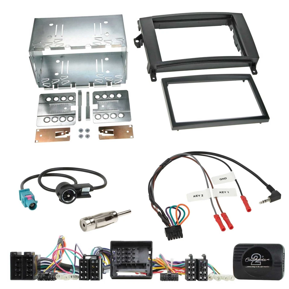 JVC USB Bluetooth Lenkrad DAB 2DIN Autoradio für Mercedes A- B-Klasse W169 T245 - Bild 3 von 4