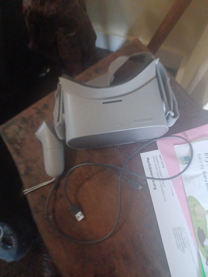 Óculos de realidade virtual Google Daydream View VR fone de ouvido ardósia - Imagem 2 de 2